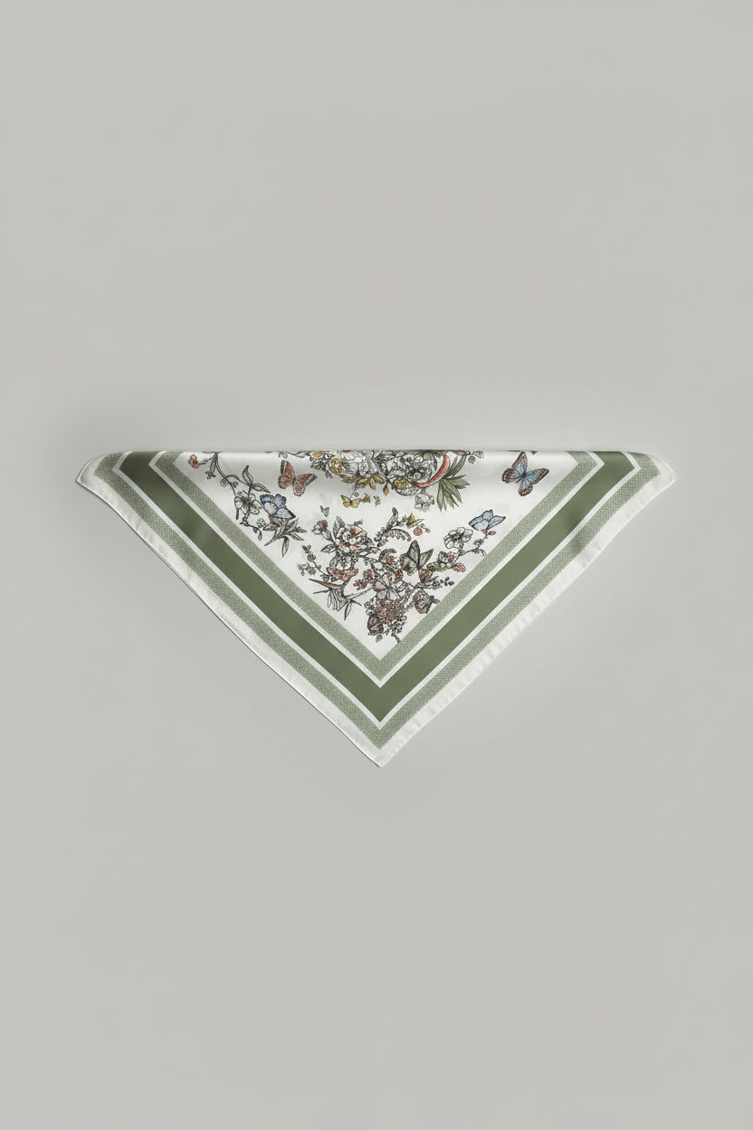 Foulard Papillon - Vert