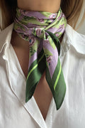 Foulard Bohème - Lila & Vert