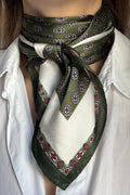 Foulard Bohème - Vert sapin