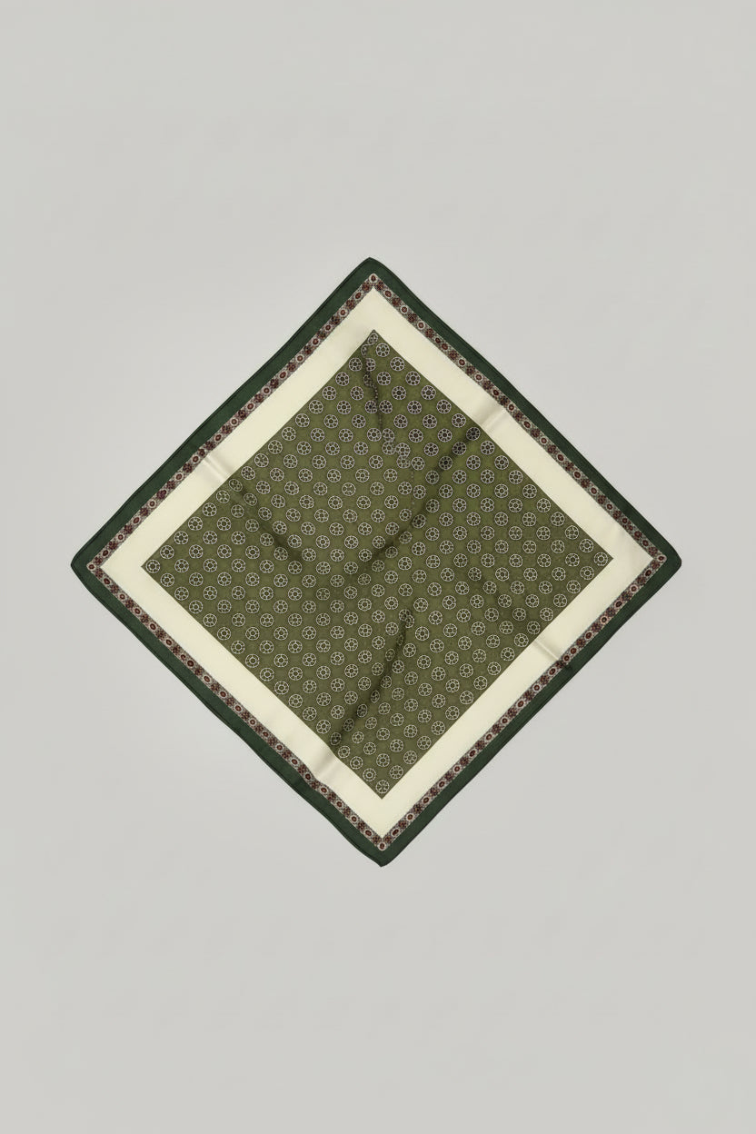 Foulard Bohème - Vert sapin